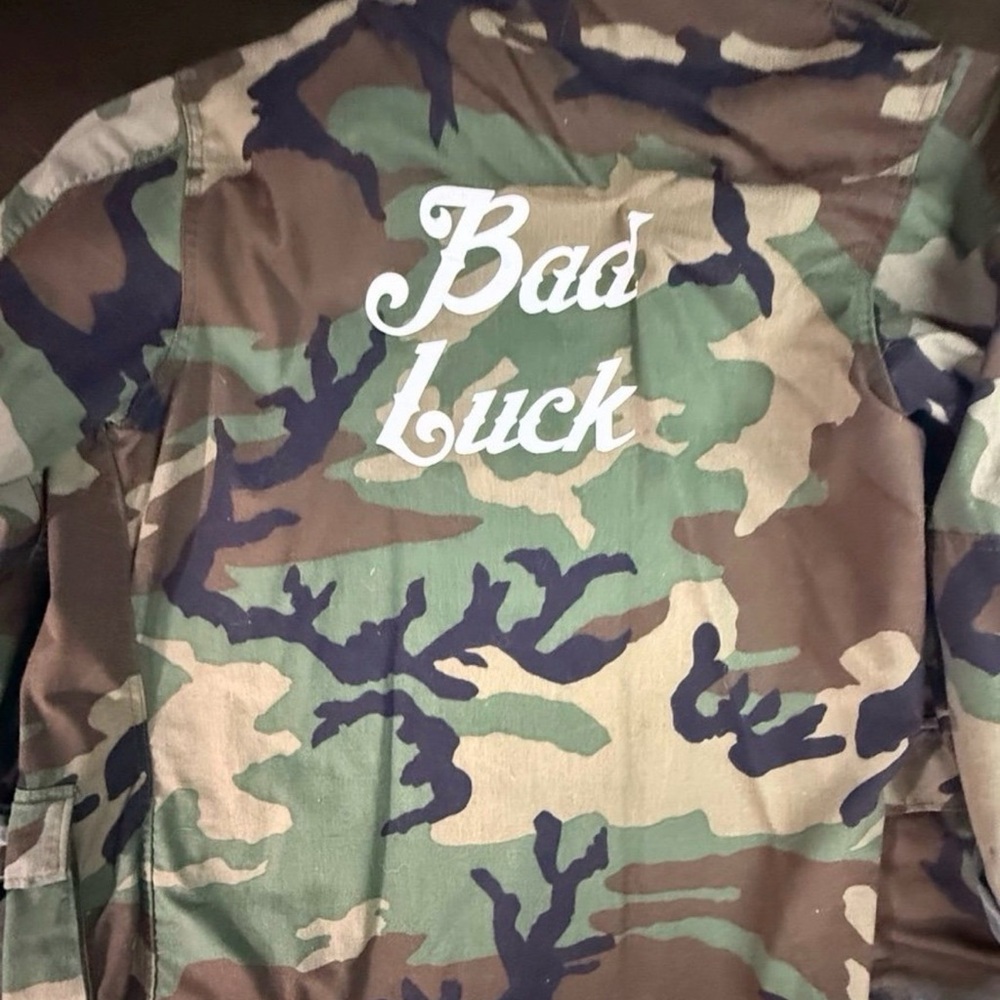 Trendy Boutique Kids Camouflage Jean Jacket